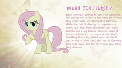 Size: 1280x719 | Tagged: safe, artist:andoanimalia, mean fluttershy, pegasus, pony, g4, the mean 6, bio, clone, solo, vector