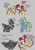 Size: 864x1235 | Tagged: safe, artist:justanotherfan-trash, fluttershy, gentle breeze, posey shy, thunderlane, pegasus, pony, g4, bouquet, bowtie, dialogue, female, flower, gray background, in-laws, male, mare, one wing out, shipping, simple background, stallion, straight, thundershy, wings