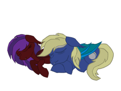Size: 2048x1536 | Tagged: safe, artist:tikibat, oc, oc only, oc:scarlet eclipse, oc:scarlet moon, oc:silver eclipse, bat pony, pony, bat wings, cuddling, cute, membranous wings, simple background, sleeping, transparent background, wings