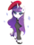 Size: 2400x3200 | Tagged: safe, artist:fuyugi, rarity, pony, unicorn, g4, sweet and elite, alternate hairstyle, beatnik rarity, beret, clothes, cute, female, hat, high res, looking at you, mare, raribetes, simple background, solo, sweater, white background, white pupils
