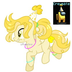 Size: 1280x1286 | Tagged: safe, artist:sapiira, oc, oc only, pegasus, pony, among us, crewmate, female, mare, simple background, solo, transparent background