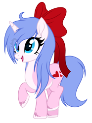 Size: 2947x3971 | Tagged: safe, artist:rioshi, artist:starshade, derpibooru exclusive, oc, oc only, oc:rioshi sweet, alicorn, pony, 2021 community collab, derpibooru community collaboration, base used, bow, female, high res, mare, pale belly, raised hooves, simple background, solo, starry eyes, stars, transparent background, two toned coat, wingding eyes