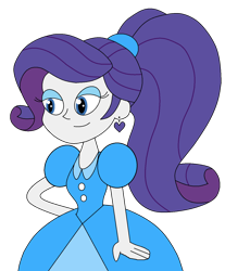Size: 1200x1446 | Tagged: safe, artist:rarity525, rarity, equestria girls, g4, clothes, dress, simple background, solo, transparent background, victorian dress, victorian rarity