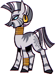 Size: 742x998 | Tagged: safe, artist:0lijmazz, part of a set, zecora, pony, zebra, g4, female, quadrupedal, simple background, solo, transparent background