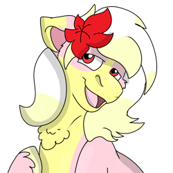 Size: 2000x2000 | Tagged: safe, artist:euspuche, oc, oc only, oc:carmen garcía, earth pony, pony, bust, female, flower, flower in hair, high res, portrait, simple background, solo, transparent background