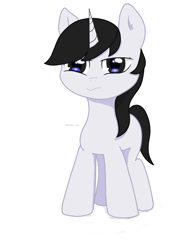 Size: 2480x3508 | Tagged: safe, artist:photon_lee, oc, oc only, oc:photon_lee, pony, unicorn, female, high res, mare, simple background, solo, white background