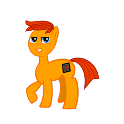 Size: 1200x1200 | Tagged: artist needed, safe, oc, oc only, earth pony, pony, 2021 community collab, derpibooru community collaboration, male, raised hoof, simple background, solo, stallion, transparent background