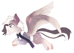 Size: 1024x743 | Tagged: safe, artist:nekoremilia1, oc, oc only, pegasus, pony, clothes, commission, male, scarf, simple background, solo, transparent background