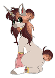 Size: 3964x5562 | Tagged: safe, artist:kireiinaa, oc, oc only, oc:brown sun, pony, unicorn, absurd resolution, female, mare, simple background, solo, transparent background