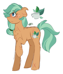 Size: 971x1127 | Tagged: safe, artist:gallantserver, oc, oc only, oc:frostbite, earth pony, pony, concave belly, female, mare, simple background, solo, transparent background