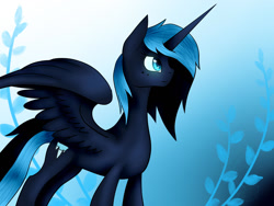 Size: 1400x1050 | Tagged: safe, artist:minelvi, oc, oc only, alicorn, pony, alicorn oc, female, horn, mare, solo, wings