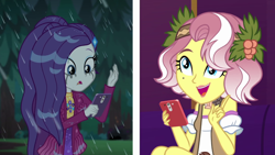 Size: 1920x1080 | Tagged: safe, screencap, rarity, vignette valencia, equestria girls, g4, inclement leather, inclement leather: vignette valencia, my little pony equestria girls: better together