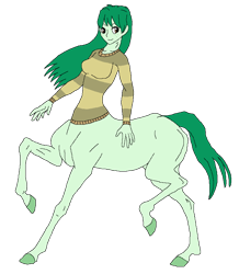 Size: 754x866 | Tagged: safe, artist:cdproductions66, artist:nypd, wallflower blush, centaur, monster girl, equestria girls, g4, base used, blank flank, breasts, brown eyes, busty wallflower blush, centaurified, clothes, female, freckles, green hair, hooves, human head, long hair, long sleeves, raised hooves, reasonably sized breasts, simple background, solo, striped sweater, sweater, transparent background