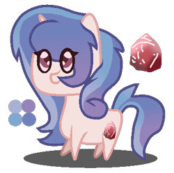 Size: 390x388 | Tagged: safe, artist:craftycitty, oc, oc only, pony, unicorn, simple background, solo, transparent background