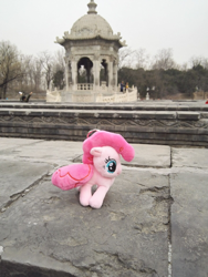 Size: 720x960 | Tagged: safe, pinkie pie, g4, beijing, china, irl, photo, plushie, yuanming yuan