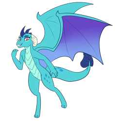 Size: 2048x2164 | Tagged: safe, artist:merry-carousel, princess ember, dragon, g4, dragoness, female, high res, simple background, smiling, solo, spread wings, transparent background, wings