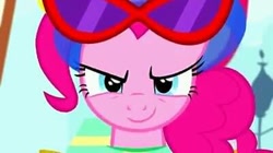 Size: 400x224 | Tagged: safe, screencap, pinkie pie, g4, evil smile, grin, smiling