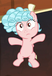 Size: 254x368 | Tagged: safe, screencap, cozy glow, pegasus, pony, g4, the beginning of the end, belly, cozybetes, cropped, cute, female, filly, foal, solo