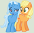 Size: 536x525 | Tagged: safe, artist:jadeharmony, applejack, trixie, g4, female, lesbian, shipping, tripplejack