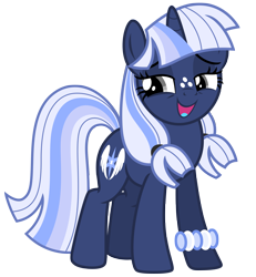 Size: 5983x6468 | Tagged: safe, artist:estories, oc, oc only, oc:silverlay, original species, umbra pony, unicorn, absurd resolution, female, mare, simple background, solo, transparent background, vector