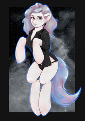 Size: 2100x3000 | Tagged: safe, artist:chibiss, oc, oc only, earth pony, semi-anthro, arm hooves, clothes, high res, panties, shirt, solo, underwear