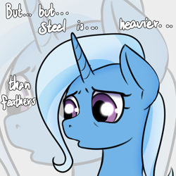 Size: 2000x2000 | Tagged: safe, artist:plaguemare, trixie, pony, unicorn, g4, dialogue, doodle, drawthread, high res, limmy's show, meme, request