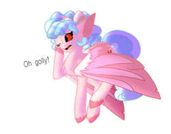Size: 1280x996 | Tagged: safe, artist:cookiesmolbean, cozy glow, pegasus, pony, g4, female, filly, golly, simple background, solo, transparent background