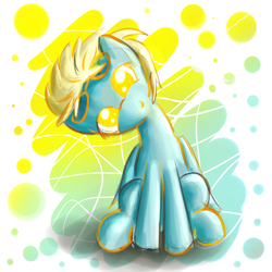 Size: 1500x1500 | Tagged: safe, artist:vunlinur, oc, oc only, pegasus, pony, cute, female, head tilt, sitting, solo