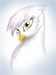 Size: 900x1200 | Tagged: safe, artist:vunlinur, gilda, griffon, g4, bust, female, portrait, solo