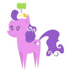 Size: 627x627 | Tagged: safe, artist:thebenalpha, screwball, earth pony, pony, g4, hat, pointy ponies, propeller hat, simple background, solo, swirly eyes, transparent background