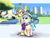 Size: 921x702 | Tagged: safe, artist:vinilyart, charity kindheart, coco pommel, earth pony, pony, g4, made in manehattan, my little pony: friendship is magic, bowtie, cute, duo, female, filly, filly coco pommel, glasses, hat, looking at each other, mare, ribbon bow tie, smiling, younger