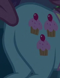 Size: 628x809 | Tagged: safe, screencap, cup cake, earth pony, pony, 28 pranks later, g4, butt, butt focus, butt only, cropped, cup butt, female, pictures of butts, plot, solo