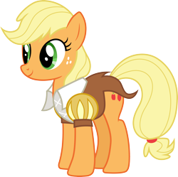 Size: 3018x3000 | Tagged: safe, artist:cloudy glow, applejack, smart cookie, earth pony, pony, g4, hearth's warming eve (episode), high res, simple background, solo, transparent background, vector