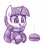 Size: 3641x4096 | Tagged: safe, artist:handgunboi, twilight sparkle, pony, unicorn, g4, burger, clothes, food, monochrome, scarf, simple background, socks, solo, striped socks, that pony sure does love burgers, twilight burgkle, white background