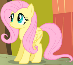 Size: 646x577 | Tagged: safe, screencap, fluttershy, pegasus, pony, g4, party of one, cropped, female, mare, solo