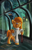 Size: 2389x3765 | Tagged: safe, artist:qbellas, oc, oc only, oc:pumpkin spice, bat pony, pony, bioshock, high res, looking at you, rapture, solo