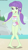 Size: 1080x1920 | Tagged: safe, artist:gamerpen, starlight, equestria girls, equestria girls series, g4, background human, barefoot, beach, belly, bikini, bowtie, breasts, busty starlight, clothes, cute, feet, midriff, ocean, pigtails, ribbon, striped swimsuit, swimsuit, tree