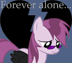Size: 800x699 | Tagged: safe, oc, oc only, oc:soulless pinkamena, pegasus, pony, depressed, fading, heartbreak, lonely, male, sad, solo, unloved, unwanted