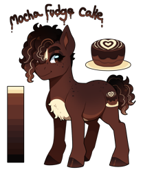 Size: 650x780 | Tagged: safe, artist:lastnight-light, oc, oc only, oc:mocha fudge cake, earth pony, pony, female, mare, simple background, solo, transparent background