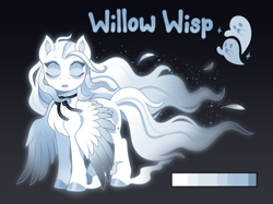 Size: 1062x796 | Tagged: safe, artist:lastnight-light, oc, oc only, oc:willow wisp, pegasus, pony, female, mare, solo