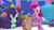 Size: 1366x768 | Tagged: safe, screencap, pinkie pie, bird, dog, earth pony, hedgehog, parrot, pony, rabbit, g4, animal, border collie, puppy