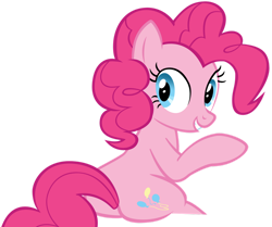 Size: 1280x1069 | Tagged: safe, artist:andoanimalia, pinkie pie, earth pony, pony, castle mane-ia, g4, balloonbutt, butt, female, plot, simple background, solo, transparent background, vector