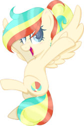 Size: 1024x1526 | Tagged: safe, artist:prinesspup, oc, oc only, oc:summer tides, pegasus, pony, female, mare, simple background, solo, transparent background
