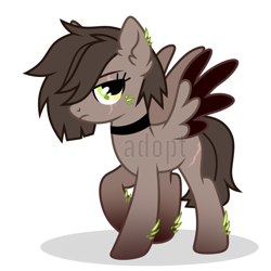 Size: 1024x1024 | Tagged: safe, artist:keyrijgg, oc, oc only, pegasus, pony, adoptable, art, reference, simple background, solo, white background