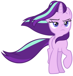 Size: 7000x7300 | Tagged: safe, artist:tardifice, starlight glimmer, pony, g4, the ending of the end, absurd resolution, simple background, solo, transparent background, vector, windswept mane