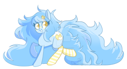 Size: 1024x552 | Tagged: safe, artist:docdoughnut, oc, oc only, oc:dozy down, earth pony, pony, clothes, female, mare, simple background, socks, solo, striped socks, transparent background