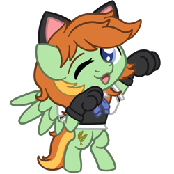 Size: 1500x1500 | Tagged: safe, artist:captshowtime, oc, oc only, oc:barley tender, cat, earth pony, pony, bipedal, chibi, ciderfest, clothes, con mascot, convention, convention mascot, costume, cute, icon, mascot, nightmare night, nya, ponysona, ponyville ciderfest, pvcf, simple background, solo, transparent background, vector