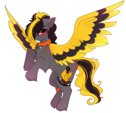 Size: 3469x3100 | Tagged: safe, artist:krissstudios, oc, oc only, pegasus, pony, colored wings, female, high res, mare, simple background, solo, two toned wings, white background, wings