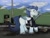 Size: 1280x961 | Tagged: safe, artist:lil_vampirecj, edit, soarin', pegasus, pony, g4, alternative universe, art, backwards cutie mark, clothes, countryside, england, jacket, krita, male, old cutie mark, stallion, street, unshorn fetlocks