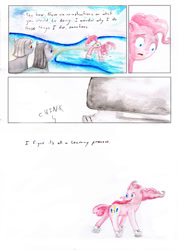 Size: 600x843 | Tagged: safe, artist:animatorwil, limestone pie, maud pie, pinkie pie, g4, comic, ice skates, ice skating, inspirational, learning, skating